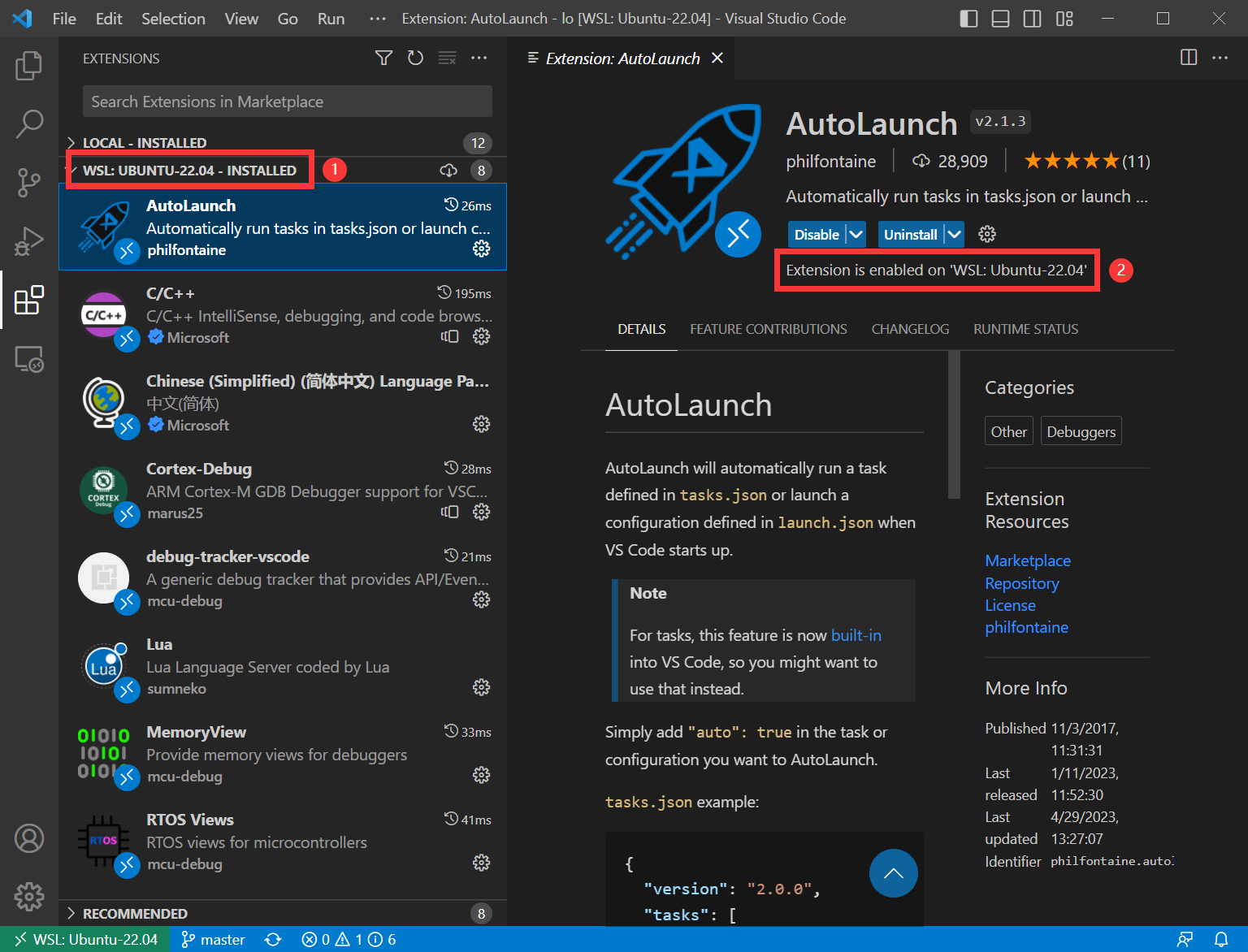 WSL2_FirstVSCodePlugs